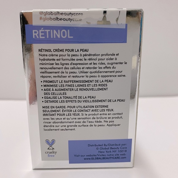 Global Beauty Care Retinol Anti Aging Skin Cream NWT - Picture 4 of 4